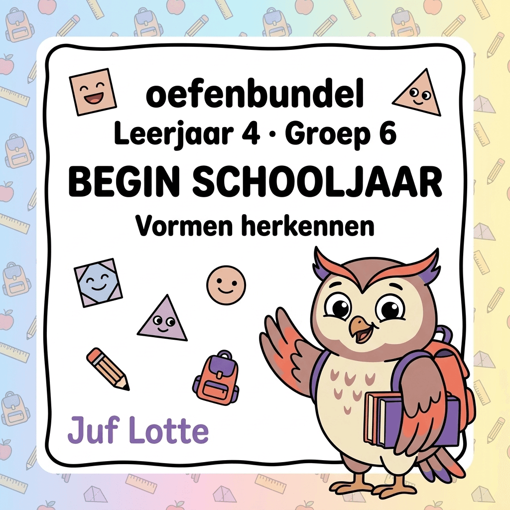 Voorbeeldpagina van de bundel Vormen herkennen